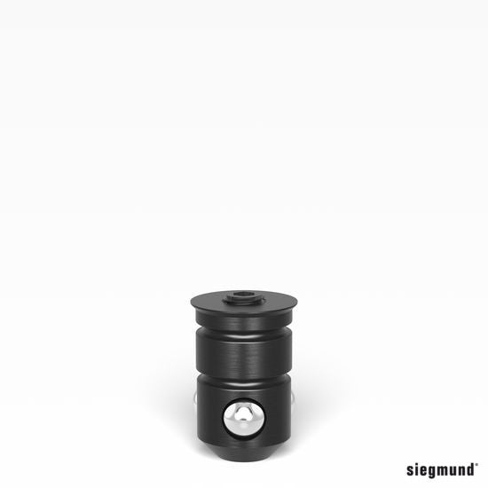 Load image into Gallery viewer, Siegmund System 28 Flush Mount Bolt Premium Light Premium Light burnished (2-800528) – product view