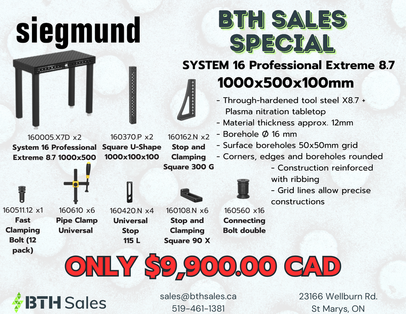 Load image into Gallery viewer, BTH Special - System 16 Professional Extreme 8.7 - 1000x500x100 Plasma nitrided