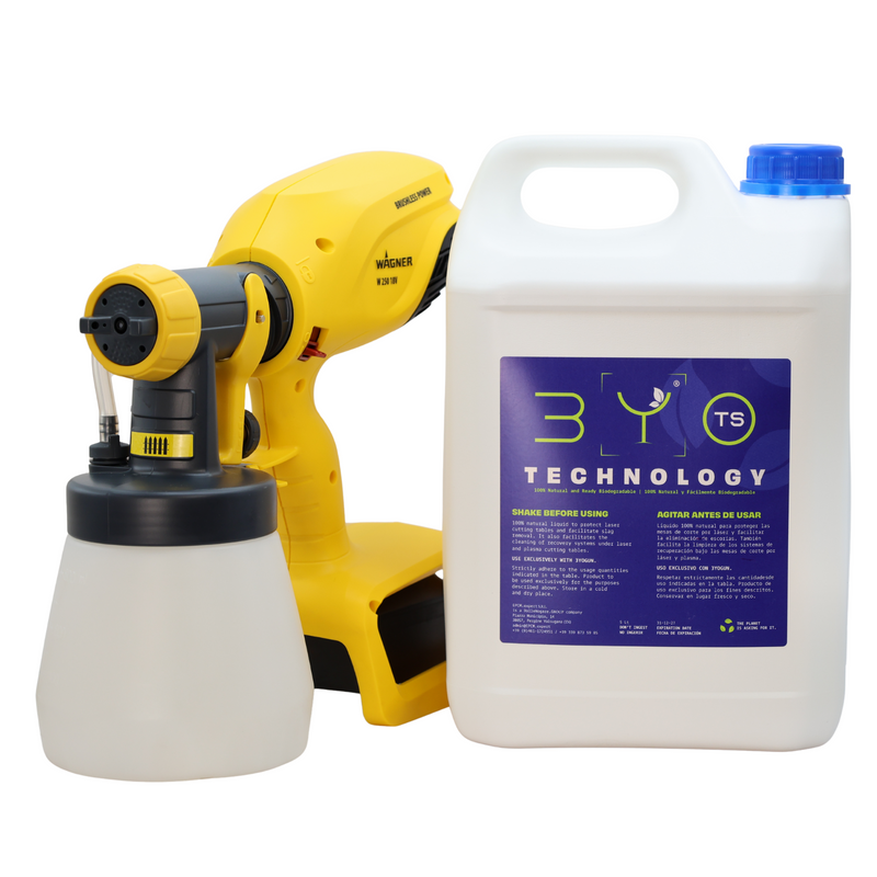 Load image into Gallery viewer, Eco-friendly surface coating system featuring the Wagner W 230 HVLP sprayer and 3YO Technology TS liquid—ideal for efficient, non-toxic industrial applications and smooth, professional finishes