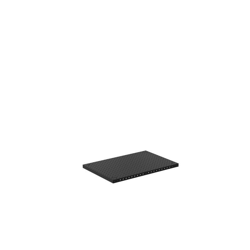 Load image into Gallery viewer, Siegmund Welding Tabletop for mobile lifting table; a black surface with a 50 x 50 mm borehole grid pattern for fixturing