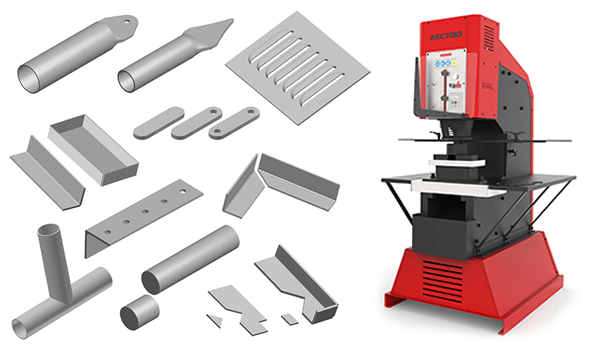 Load image into Gallery viewer, Nargesa MX700 70-Ton Hydraulic Punching Machine