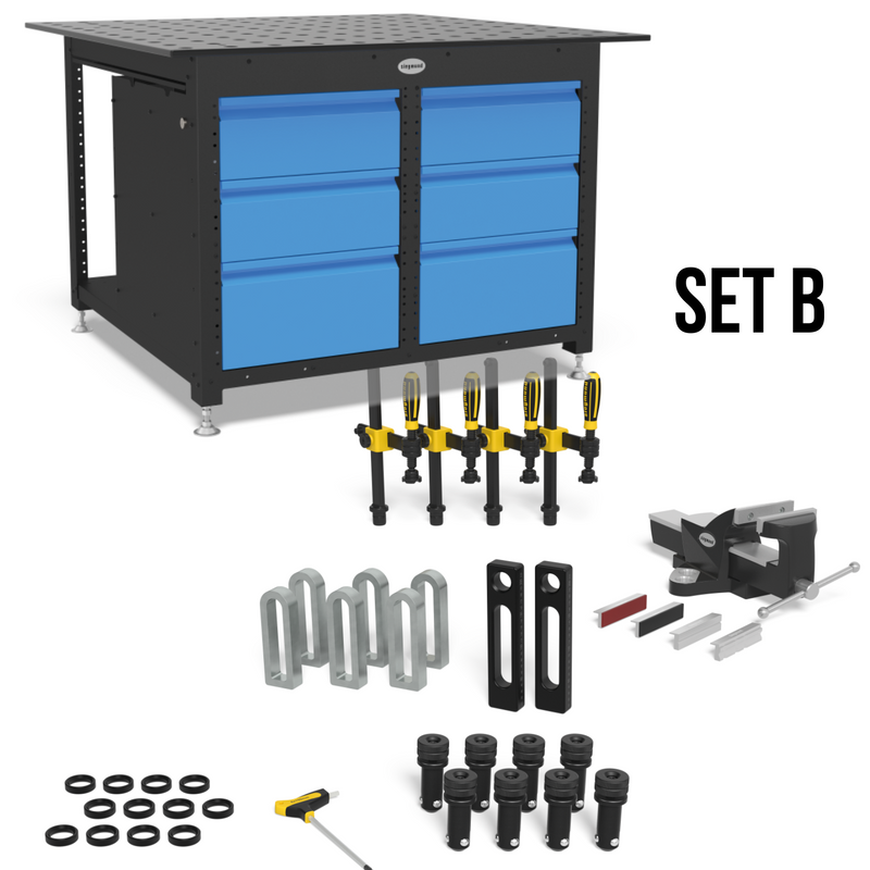 Load image into Gallery viewer, Siegmund System 28 - Workstation - 1200x800x850mm