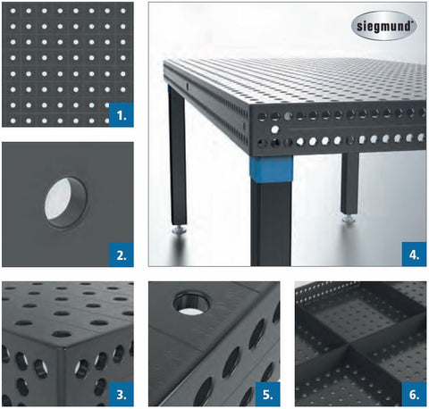 Load image into Gallery viewer, Welding Table example close look up holes