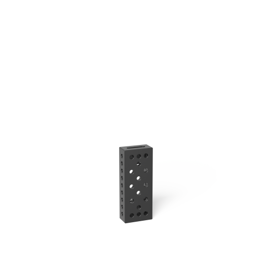 Siegmund System 28 - Square U-Shape 500x200x100 Elongated Hole Left
