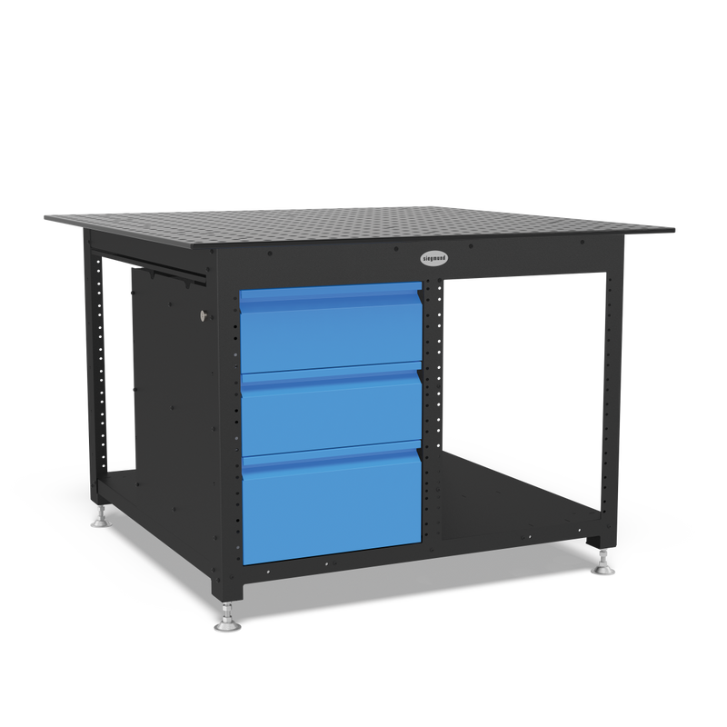 Load image into Gallery viewer, siegmund workbench lowcost canada welding table one part drawers
