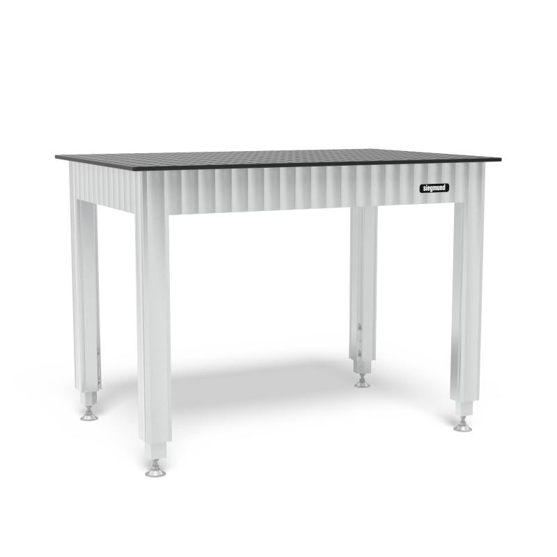Load image into Gallery viewer, Siegmund Workbench height adjustable with steel plate 1200x800 (WS161208), Siegmund System 16
