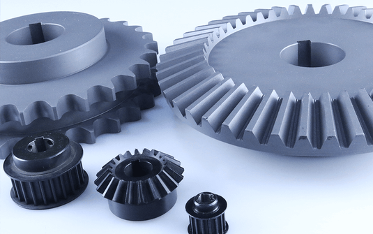 Assorted gears, sprockets and pulleys with internal keyways and profiles produced on the Nargesa BM25 broaching machine