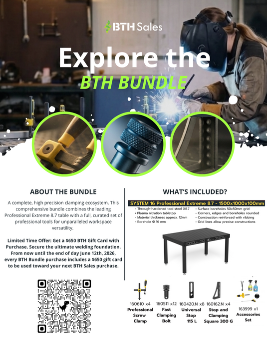 BTH Bundle - System 16 Professional Extreme 8.7 - 1500x1000x100 Plasma Nitrided (FABTECH OFFER)