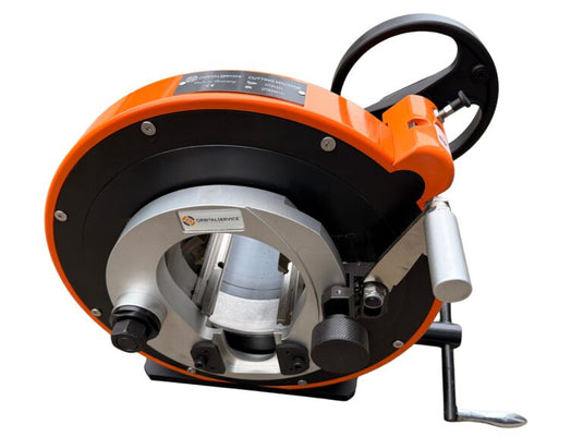 Orbital Service OTS pipe cutter overhead view
