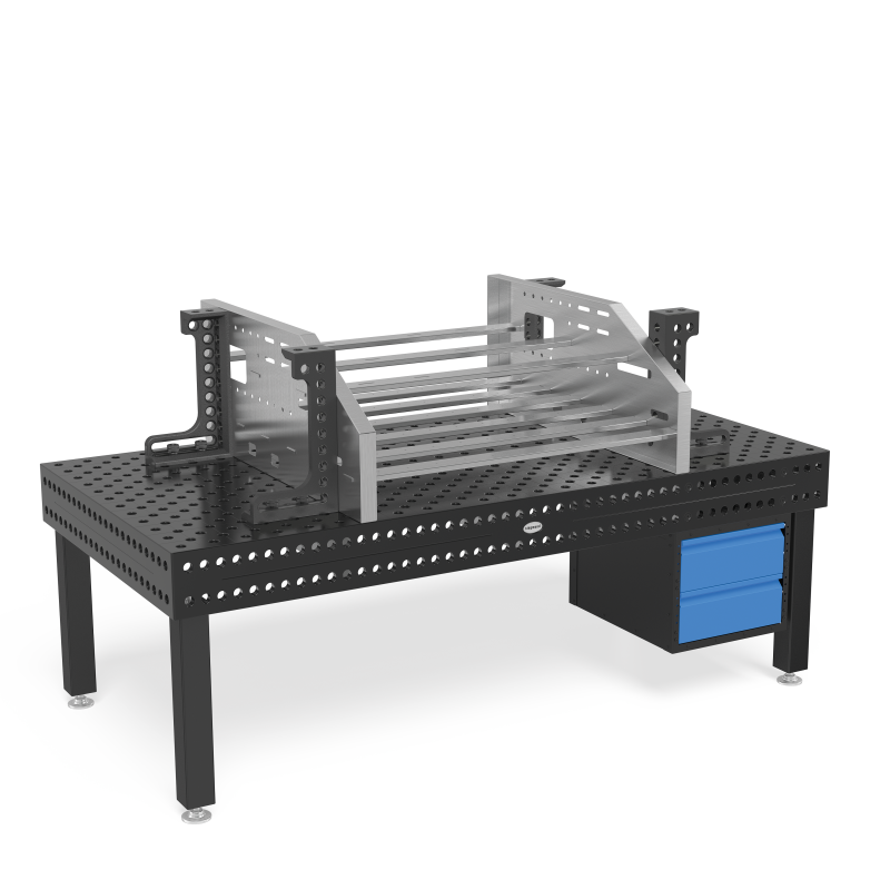 Load image into Gallery viewer, Workbench with storage drawers ST Box enables the creation and storage of tools for easy access when required.
