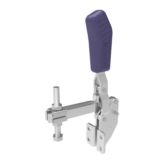 Kifix KF-211 DB vertical toggle clamp with flanged base and U-bar arm