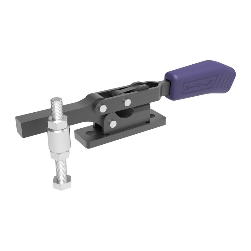 Load image into Gallery viewer, Kifix KF-515 DS horizontal toggle clamp with solid bar arm and flanged base
