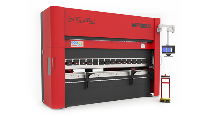 Load image into Gallery viewer, Nargesa MP3160CNC 160-Ton CNC Hydraulic Press Brake
