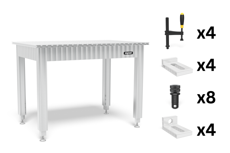 Load image into Gallery viewer, Siegmund Workbench Aluminum Top 1200 x 800mm incl. Accessories
