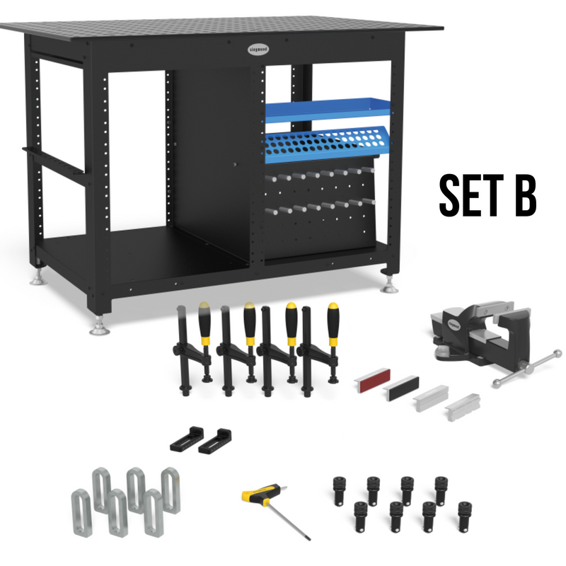 Load image into Gallery viewer, workstation system 16 shelfs SET B

