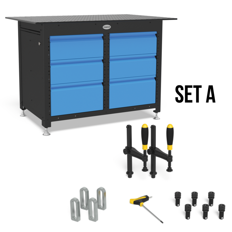 Load image into Gallery viewer, workstation system 16 Full shelfs SET A
