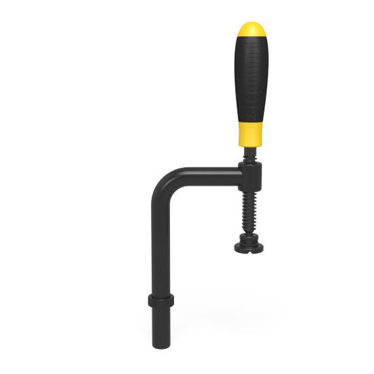Siegmund 2-160626.N System 16 pipe elbow clamp, nitrided, 3D render