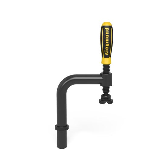 Siegmund 2-280626.N System 28 pipe elbow clamp, nitrided, 3D render