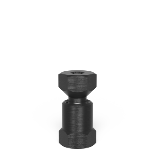 Siegmund Connecting Bolt XL for System 16, double burnished (Siegmund 3D render)