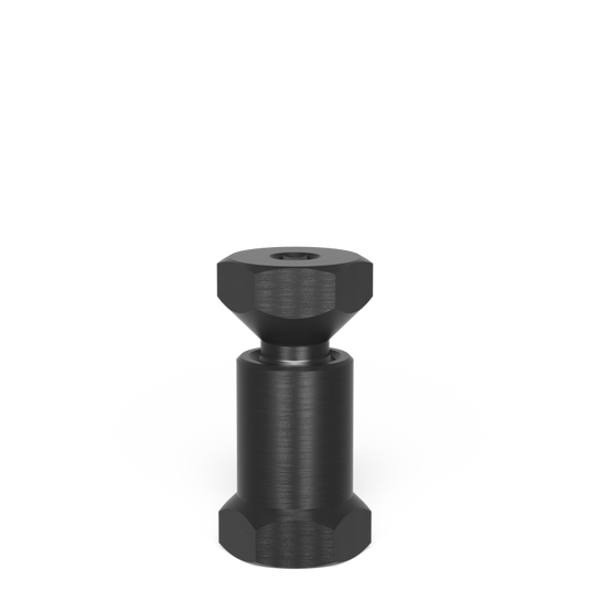 Siegmund Connecting Bolt XL for System 28, double burnished (Siegmund 3D render)