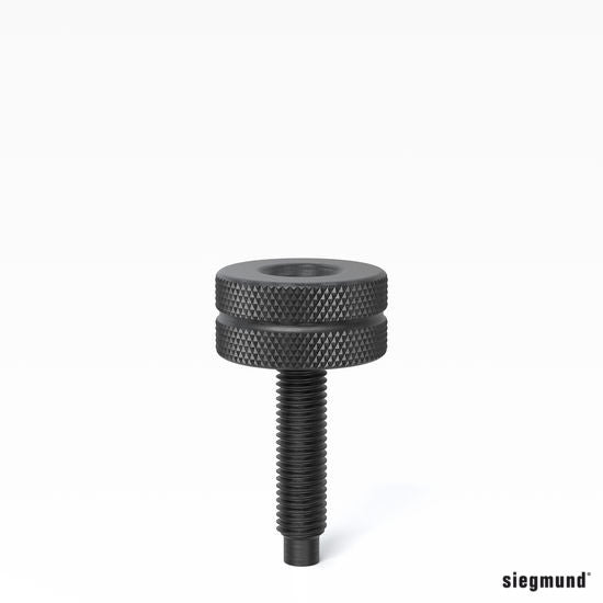 Load image into Gallery viewer, Siegmund System 28 Threaded Handwheel with internal hexagon socket double (2-280510.1) – product view
