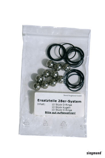 Load image into Gallery viewer, Siegmund System 28 Spare Parts for Bolts, old Version with O-rings + Balls (2-289102) – product view
