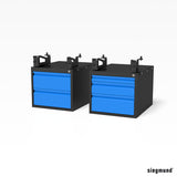 Siegmund System 16 Sub Table Boxes with Drawers